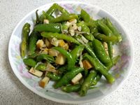 丁香豆乾炒青龍