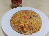 豬五花肉炒飯【李錦記蜜汁烤肉醬】