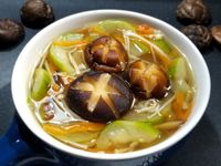 自然鮮甜[雙菇絲瓜湯]  全素食