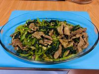 燦坤新岡山店 萬用鍋 油菜沙茶豬肉