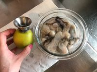 檸檬水煮生蠔