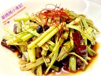 豆鼓炒空心梗