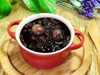 紫米紅豆桂圓粥