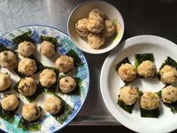 烤飯糰丸子