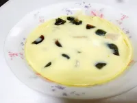 三色蒸水蛋