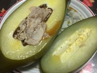 麻油豬肉青木瓜盅
