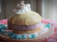【甜牙齒】層層都是藝術 - 芋泥千層蛋糕 Taro Puree Crêpe Cake