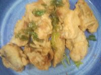 酥炸鹹魚條