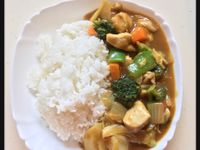 蔬菜咖哩雞