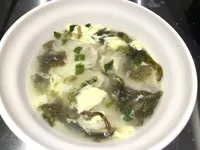 👩🏻‍🍳餛飩紫菜蛋花湯-水餃剩的湯