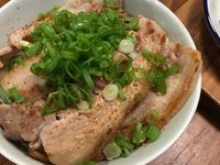 蔥花豬肉蓋飯