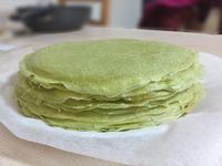 抹茶紅豆千層蛋糕