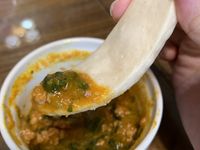 ［寶寶版］米餅佐菠菜南瓜肉醬