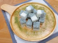 雙色椰奶抹茶雪花糕