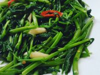 辣炒空心菜