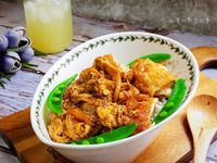 脆皮雞肉親子丼