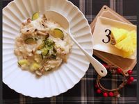 快速奶香培根燉飯(露營OK)