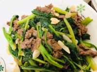芥蘭炒牛肉