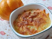 焗烤南瓜栗子燉飯