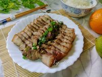 清蒸鹹豬肉&白飯(電子鍋版)