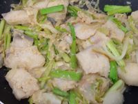 味噌炒鯊魚肉