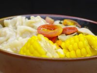 【蔥媽媽】素食版-泰式高纖酸辣湯水餃