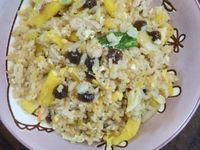 珍珠粉圓鳳梨炒飯