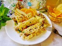 菇菇起司蕾絲蛋餅卷【好菇道營養料理】