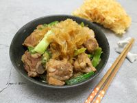 銀耳蔥燒小排