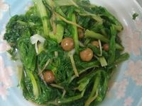 破布子炒筒篙