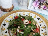 低醣料理 <沙拉> 紅酒紫蔥透抽沙拉
