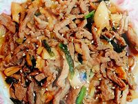 筍乾炒肉絲