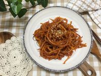 韓式 辣炒魷魚絲（진미채 볶음)