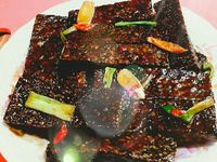 麻油燴米血