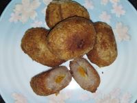 酥炸金棗芋泥球