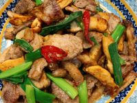 家常菜～味噌豬炒豆干
