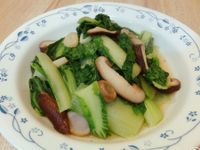 香菇炒白菜