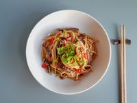 茄子肉末燜麵