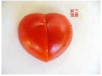 《二廚料理果雕》 心型 蕃茄 3步驟