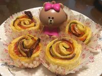 玫瑰酥皮捲（鹹食素食版本）