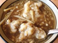 蒜味肉羹湯