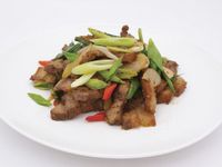 蒜苗鹹豬肉