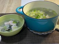 鮭魚蛤蜊湯