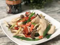 鴻喜菇雞肉片