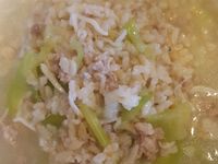 絲瓜小魚粥