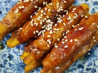 玉米筍肉捲