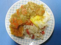 穀盛綠咖哩塊 ♥ 綠咖哩雞排炒飯 (5 人份)
