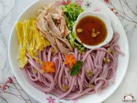 柚香雞絲涼麵★清爽不膩的低脂低卡涼麵！