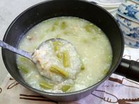 古早味長豆粥(隔夜飯利用）