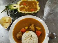 鳳梨桂丁咖哩雞